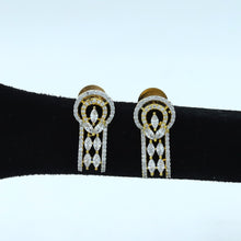 Gold Zircon/AD Earring 16955-4103