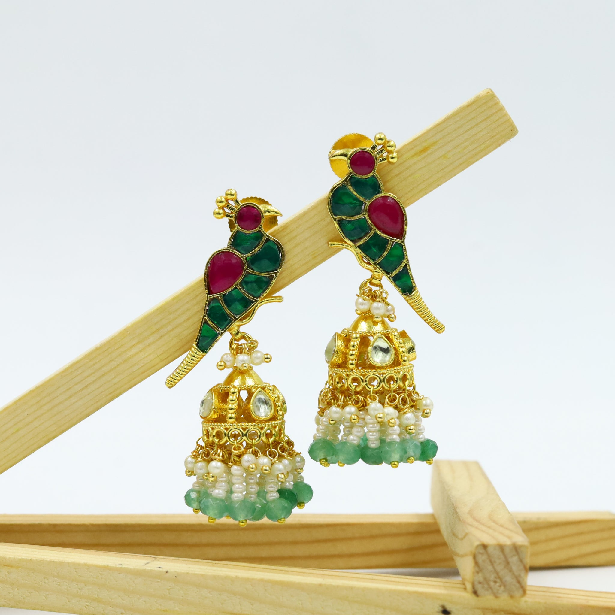 Jhumki Kundan Earring 13591-56