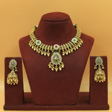 V Neck Antique Necklace Set 22327-21