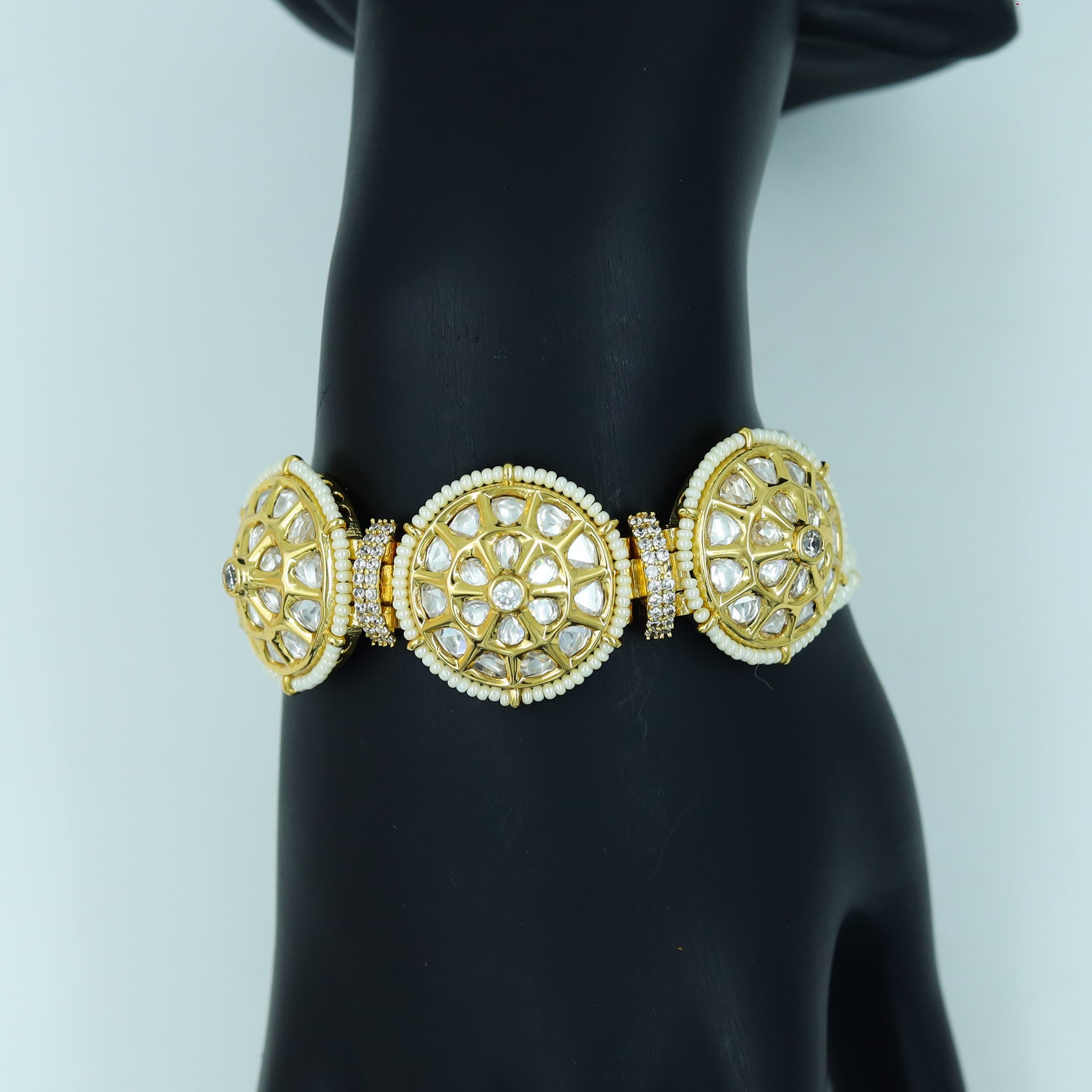 Kundan Bracelet 13601-68