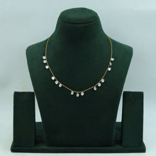 Round Neck Zircon/AD Necklace 15166-05