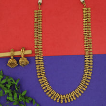 Long Neck Temple Necklace Set 3640-28