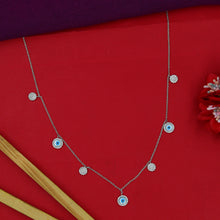 Round Neck Zircon/AD Necklace 15168-05