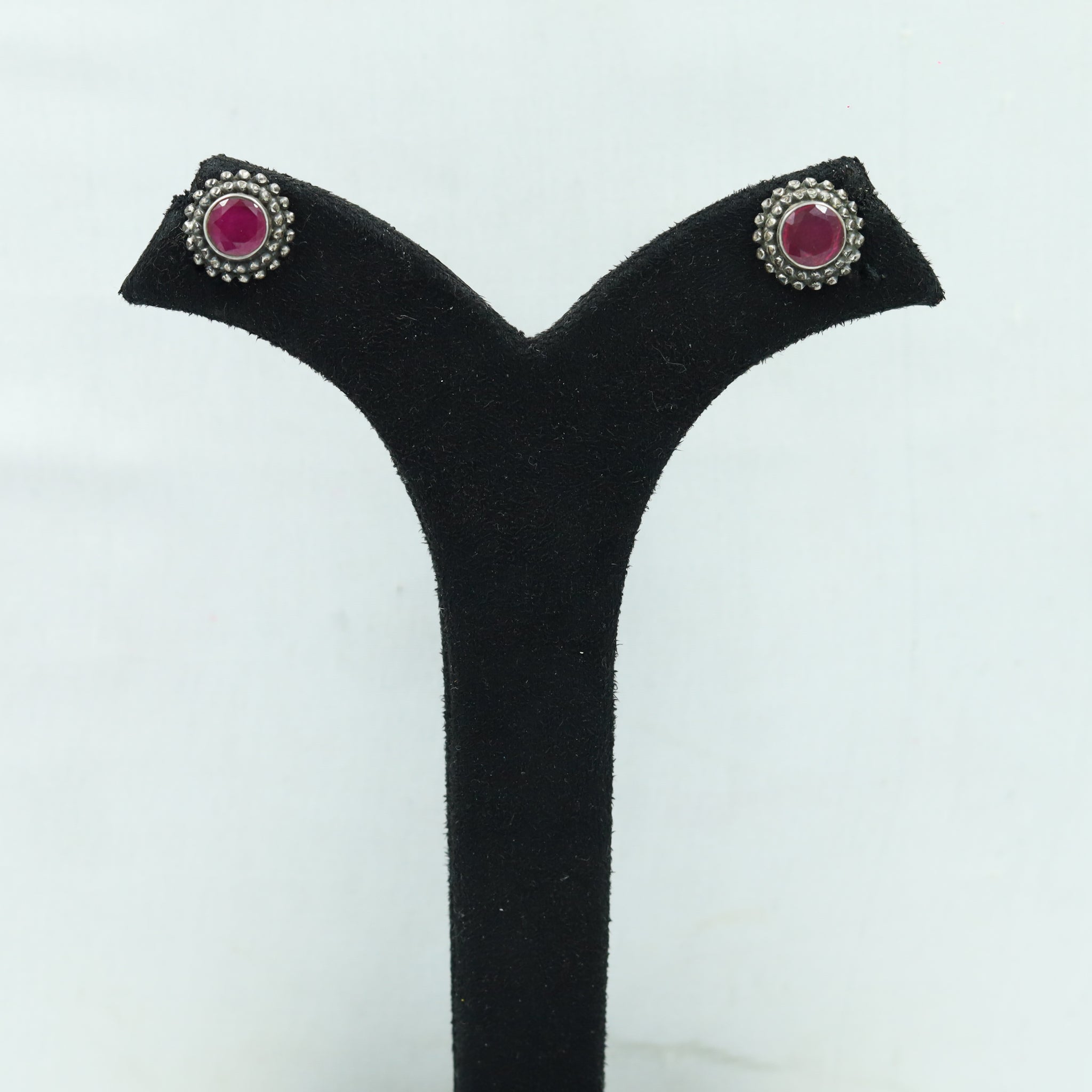 Ruby Pure Silver Tops/Studs 5982