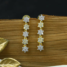 Gold Zircon/AD Necklace Set