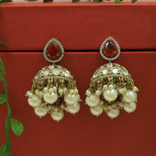 Jhumki Kundan Earring 21100-28
