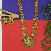 Gold Temple Necklace Set 15636-2783