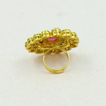 Polki Cocktail Blue Ring 12509-8973