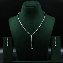 Round Neck Zircon/AD Necklace Set 7170-33
