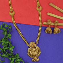 Long Neck Temple Necklace Set 6396-28