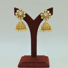 Moissanite Jhumki Kundan Earring 20595-87