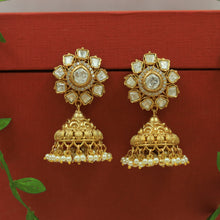 Moissanite Jhumki Kundan Earring 20595-87