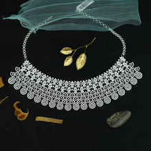 Choker Zircon/AD Necklace Set 5583-69