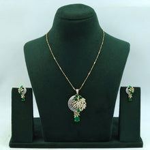 Light Zircon/AD Pendant Set 15299-69