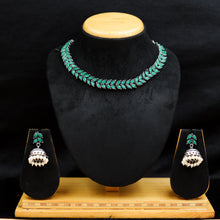 Round Neck Oxidized Necklace Set 11269-28