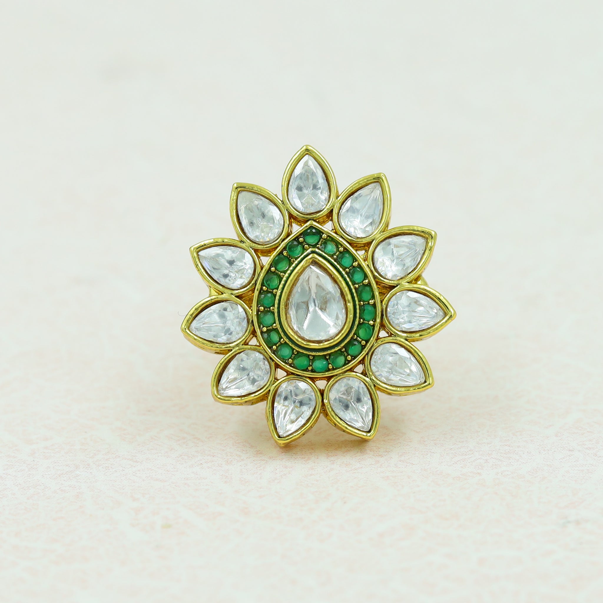 Polki Cocktail Ring 13618-21