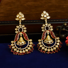 Long Designer Kundan Earring 12175-8466