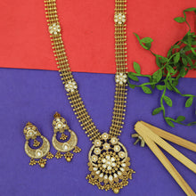 Long Neck Antique Necklace Set 12140-28