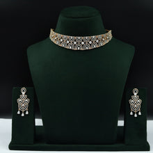 Rose Gold Zircon/AD Necklace Set