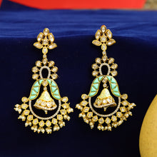 Long Designer Kundan Earring 12175-8466