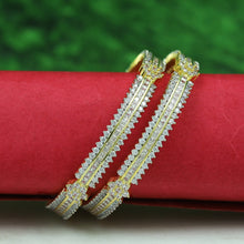 Pack of 2 Zircon/AD Bangles 3377-08