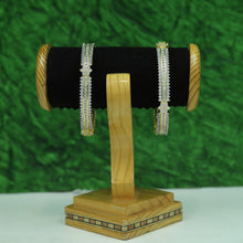 Pack of 2 Zircon/AD Bangles 3377-08
