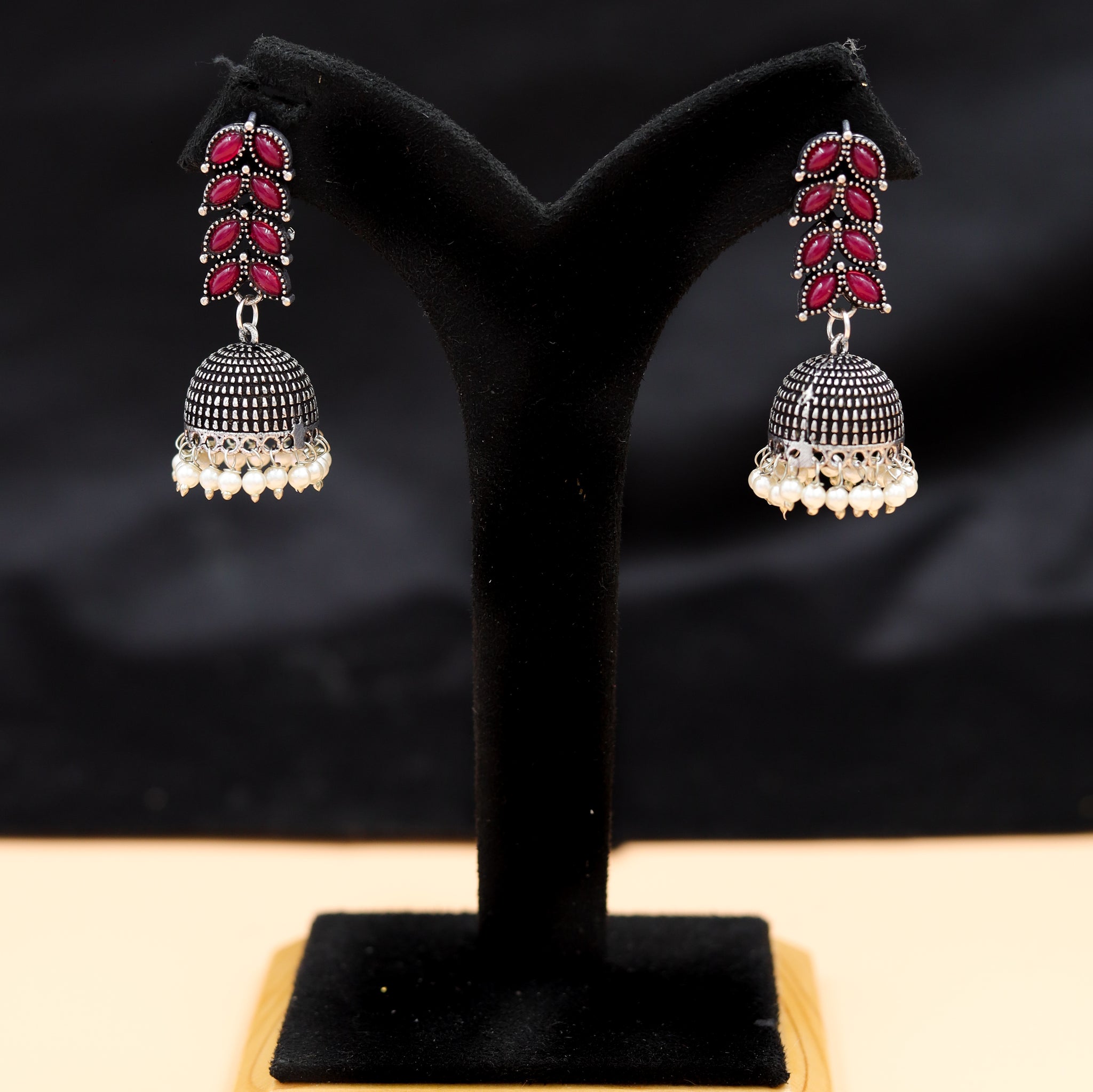 Jhumki Oxidized Earring 11273-28