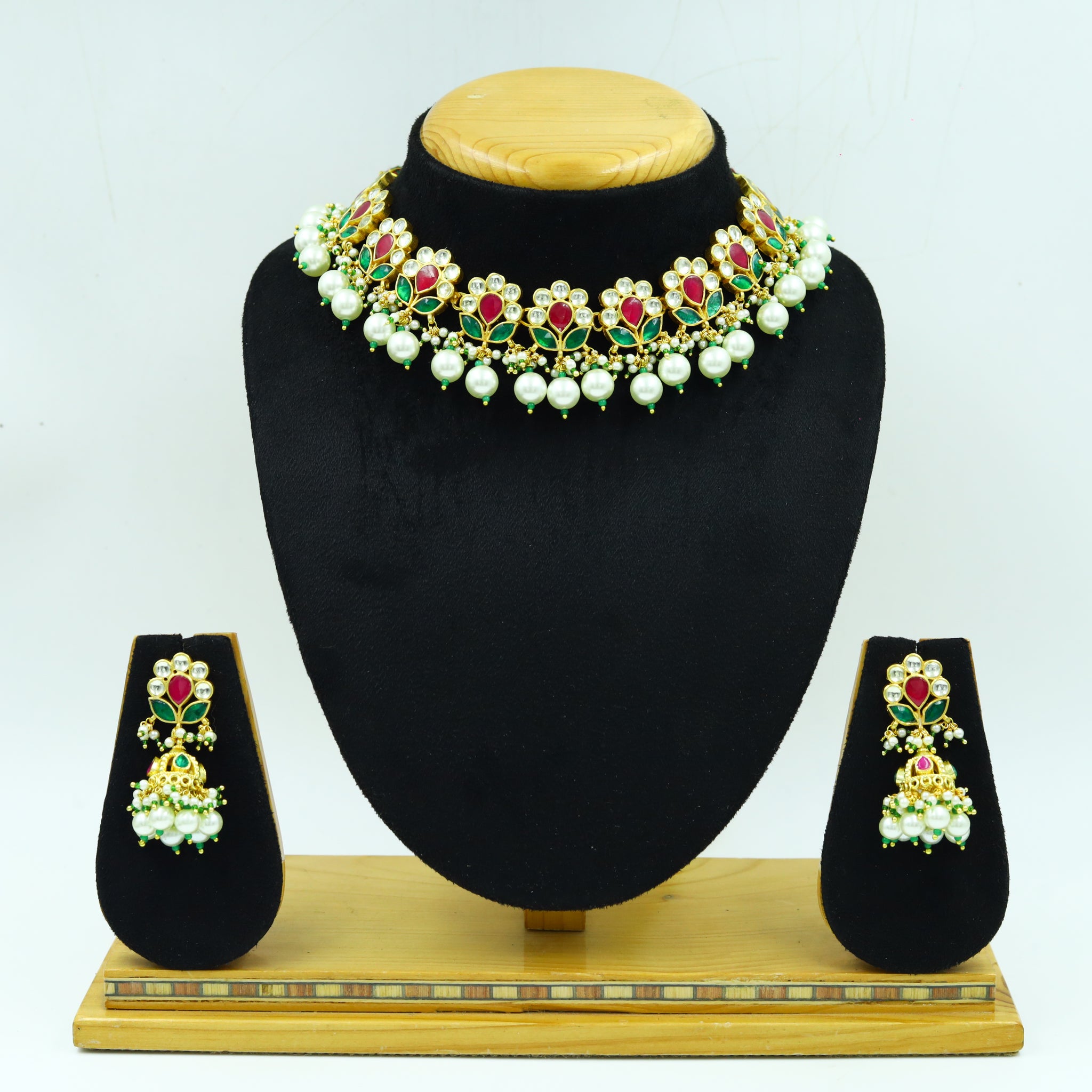 Choker Kundan Necklace Set 13577-56