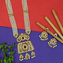 Long Neck Jadau Necklace Set 5994-65