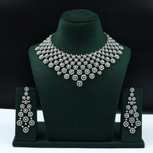 Round Neck Zircon/AD Necklace Set 5947-69