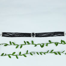 Pearl Choker Zircon/AD Necklace Set 13115-33