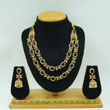 Round Neck Layered Gold Look Necklace Set 13550-28