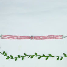 Choker Zircon/AD Necklace Set 7180-33