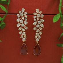 Danglers Zircon/AD Earring 20961-28