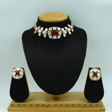 Sabyasachi Inspired Moissanite Choker Kundan Necklace Set 16642-87