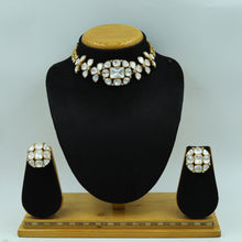 Sabyasachi Inspired Moissanite Choker Kundan Necklace Set 16642-87