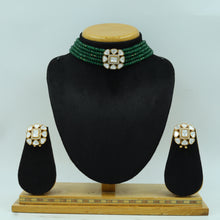 Sabyasachi Inspired Moissanite Choker Kundan Necklace Set 16638-87