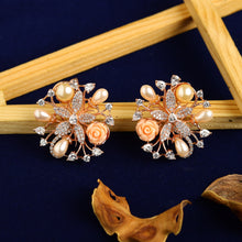 Multi Zircon/AD Earring 17753-4935