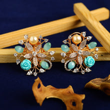 Multi Zircon/AD Earring 17753-4935