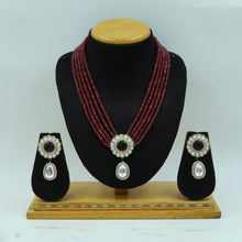 Sabyasachi Inspired Moissanite Round Neck Kundan Necklace Set 16639-87