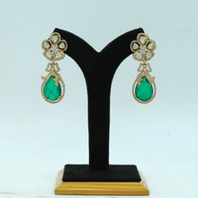 Sabyasachi Inspired Moissanite Danglers Kundan Earring 16637-87