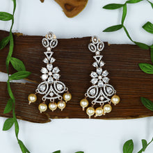 Rose Gold Zircon/AD Necklace Set