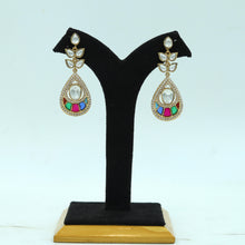 Sabyasachi Inspired Moissanite Danglers Kundan Earring 16631-87
