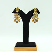 Ruby Gold Look Earring 16528-3675