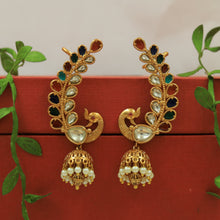 Sabya Inspired Kanphool Kundan Earring 21421-96