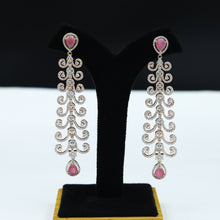 Pink Zircon/AD Earring 13237-0100