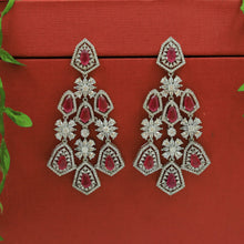 Danglers Zircon/AD Earring 21846-34