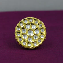 Adjustable Kundan Ring 9001-100