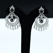 Silver Polish Zircon/AD Earring 6718-69