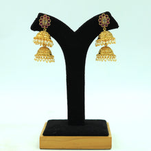 Ruby Gold Look Earring 5125-9190